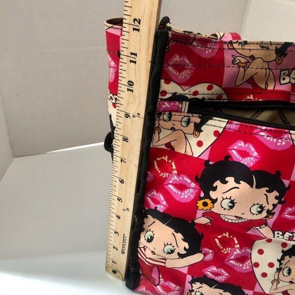 Betty Boop Bag Red Diaper Bag  Collectable Tote Bag - Picture 7 of 12